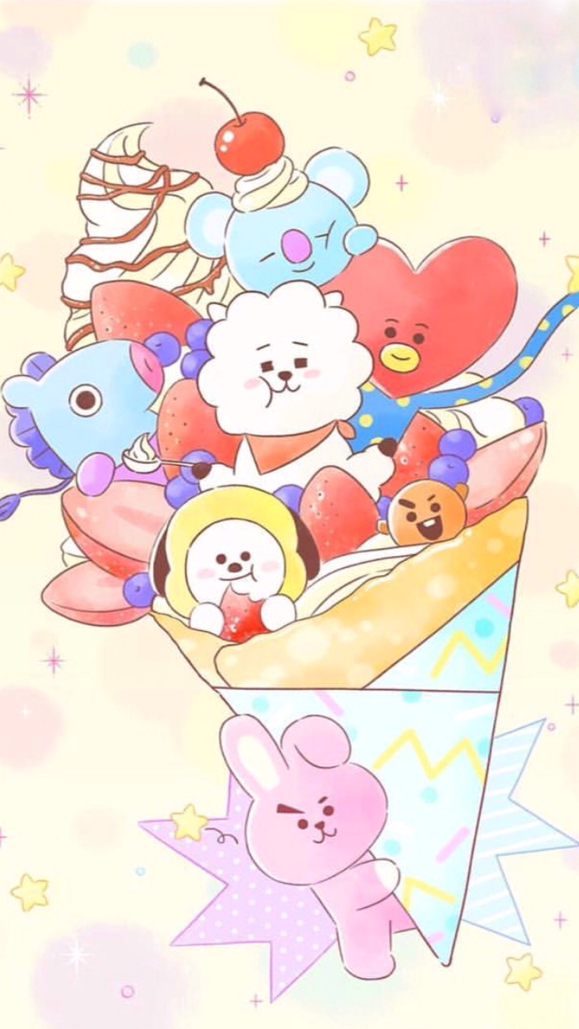 エレガント待ち受け 画面 Bt21 画像 可愛い 最高の動物画像