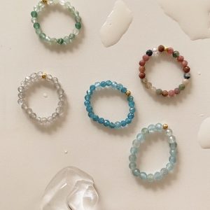 ビーズ指輪