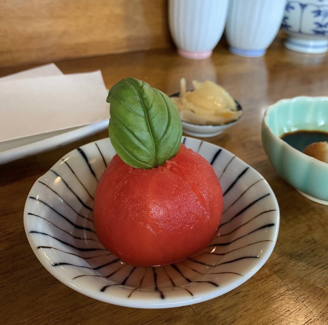 一膳天ぷら飯 トマトバジル