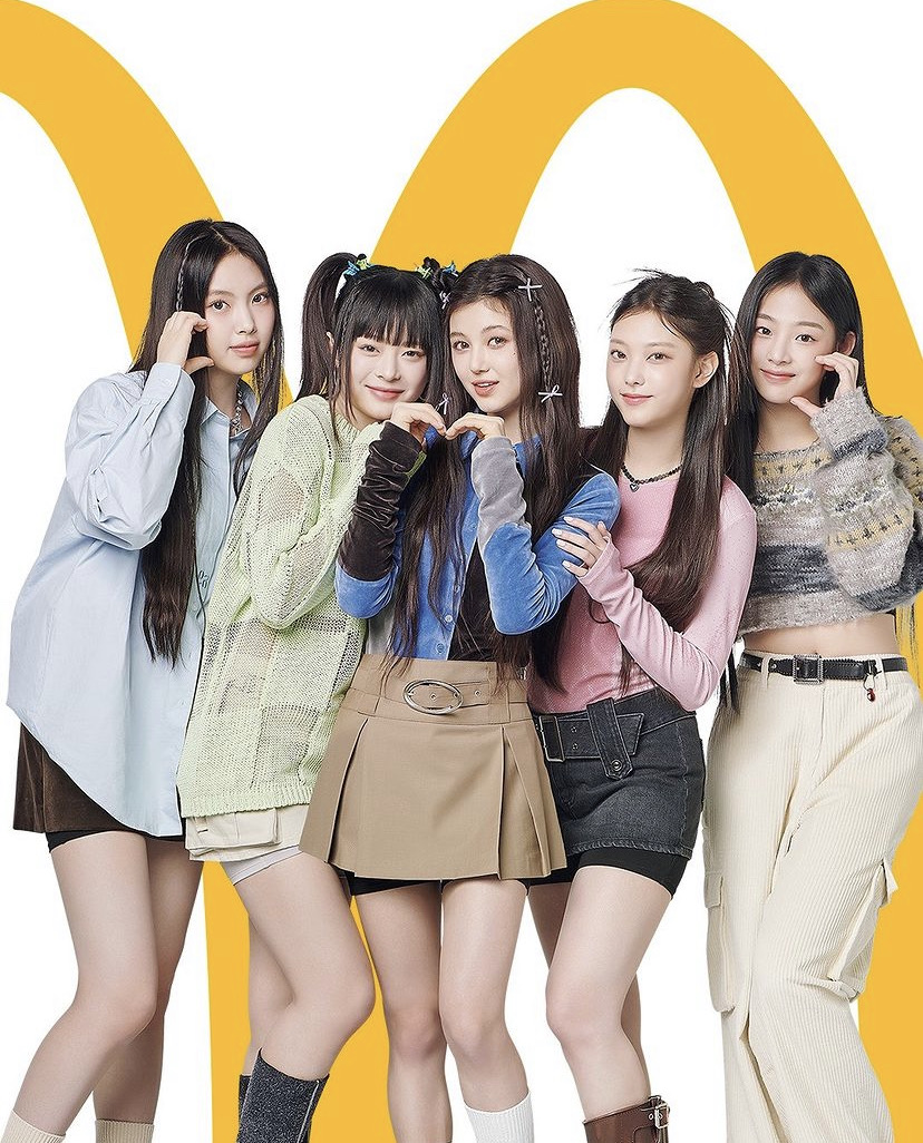 2024年春の new 韓国限定 コラボギフト マクドナルド jeans K-POP 